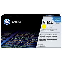 HP 504A Yellow Laser Toner Cartridge