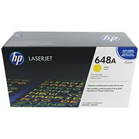 HP 648A Yellow Laser Toner Cartridge HP 648A Yellow Laser Toner Cartridge