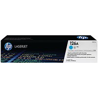 HP 126A Cyan Laser Toner Cartridge