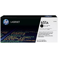 HP 651A Black Laser Toner Cartridge