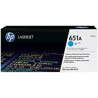 HP 651A Cyan Laser Toner Cartridge