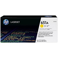 HP 651A Yellow Laser Toner Cartridge