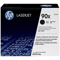 HP 90X Black Laser Toner Cartridges (Twin Pack) CE390XD HP 90X Black Laser Toner Cartridges (Twin Pack) CE390XD