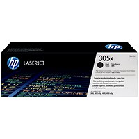 HP 305X Black High Yield Laser Toner Cartridge