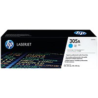 HP 305A Cyan Laser Toner Cartridge HP 305A Cyan Laser Toner Cartridge