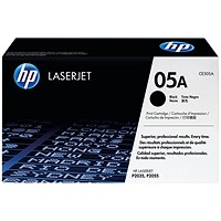 HP 05A Black Laser Toner Cartridge CE505A