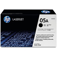 HP 05A Black Toner Cartridge (Twin Pack) CE505D