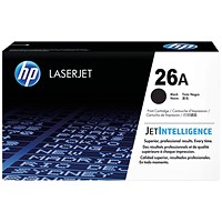 HP 26A Black Laser Toner Cartridge CF226A