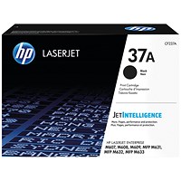 HP 37A Black Laser Toner Cartridge CF237A