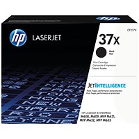 HP 37X Black High Yield Laser Toner Cartridge CF237X