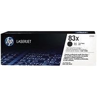 HP 83X Black Laser Toner Cartridge (2 Cartridges) CF283XD