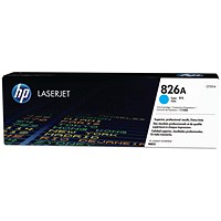 HP 826A Original LaserJet Toner Cartridge Cyan CF311A