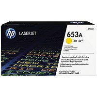 HP 653A Original LaserJet Toner Cartridge Yellow CF322A