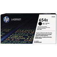 HP 654X Black High Yield Laserjet Toner Cartridge CF330X