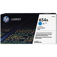 HP 654A Cyan LaserJet Toner Cartridge