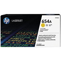 HP 654A Yellow LaserJet Toner Cartridge