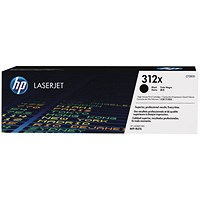 HP 312X Black High Yield Laser Toner Cartridge