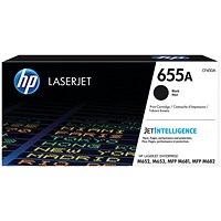 HP 655A Black LaserJet Toner Cartridge