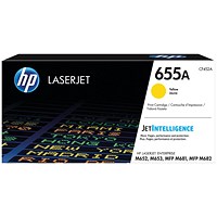 HP 655A Yellow LaserJet Toner Cartridge