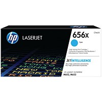 HP 656X High Yield Cyan Original LaserJet Toner Cartridge CF461X