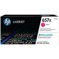 HP 657X Original LaserJet Toner Cartridge High Yield Magenta CF473X