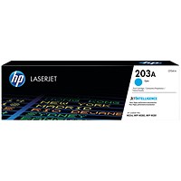 HP 203A Cyan LaserJet Toner Cartridge