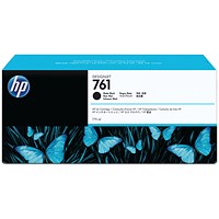 HP 761 Matte Black High Yield Ink Cartridge CM997A