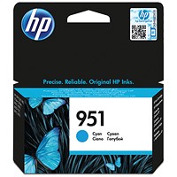 HP 951 Cyan Ink Cartridge CN050AE