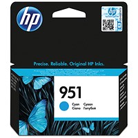 HP 951 Cyan Ink Cartridge CN050AE HP 951 Cyan Ink Cartridge CN050AE
