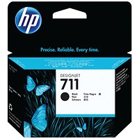 HP 711 Black High Yield Ink Cartridge CZ133A