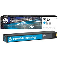 HP 913A Cyan PageWide Ink Cartridge F6T77AE