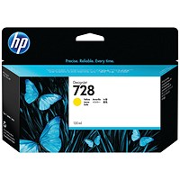 HP 728 Yellow Ink Cartridge F9J65A