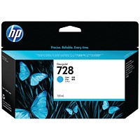 HP 728 Cyan Ink Cartridge F9J67A