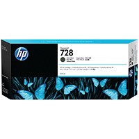 HP 728 Matte Black Ink Cartridge F9J68A