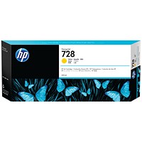 HP 728 Original Ink Cartridge 300-ml Yellow F9K15A