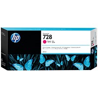 HP 728 Original Ink Cartridge 300-ml Magenta F9K16A
