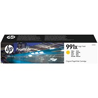 HP 991X PageWide Yellow High Yield Ink Cartridge M0J98AE