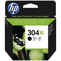 HP 304XL Black High Yield Ink Cartridge N9K08AE