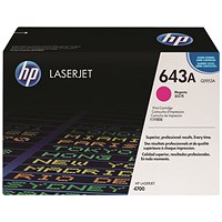 HP 643A Magenta Laser Toner Cartridge