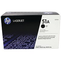 HP 51A Black Laser Toner Cartridge Q7551A