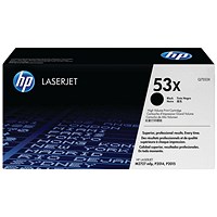 HP 53X Black Laser Toner Cartridge Q7553X