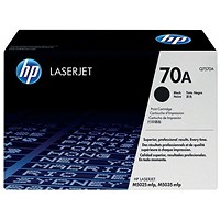 HP 70A Black Laser Toner Cartridge Q7570A HP 70A Black Laser Toner Cartridge Q7570A