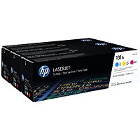 HP 131A Laserjet Multipack - Cyan, Magenta and Yellow (3 Cartridges)