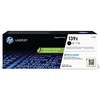 HP 139X Original LaserJet Toner Cartridge High Yield Black W1390X