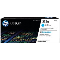 HP 212X Original LaserJet Toner Cartridge High Yield Cyan W2121X