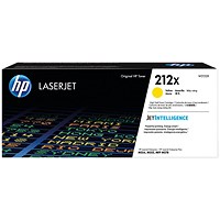 HP 212X Original LaserJet Toner Cartridge High Yield Yellow W2122X