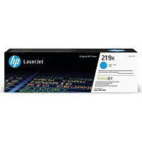 HP 219X Original LaserJet Toner Cartridge High Yield Cyan W2191X
