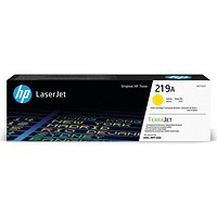 HP 219A Original LaserJet Toner Cartridge Yellow W2192A