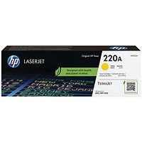 HP 220A Original LaserJet Toner Cartridge Yellow W2202A