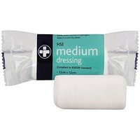 Reliance HSE Sterile Dressing 120 x 120mm Medium (10 Pack)